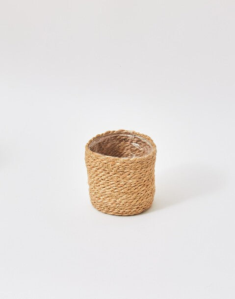 jute garden decor planter