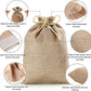 Handmakers Jute Potli Bags for Baby Shower Pack of 12 (7x*9 Inch )