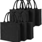 JUTE TOTE BAG BLACK

