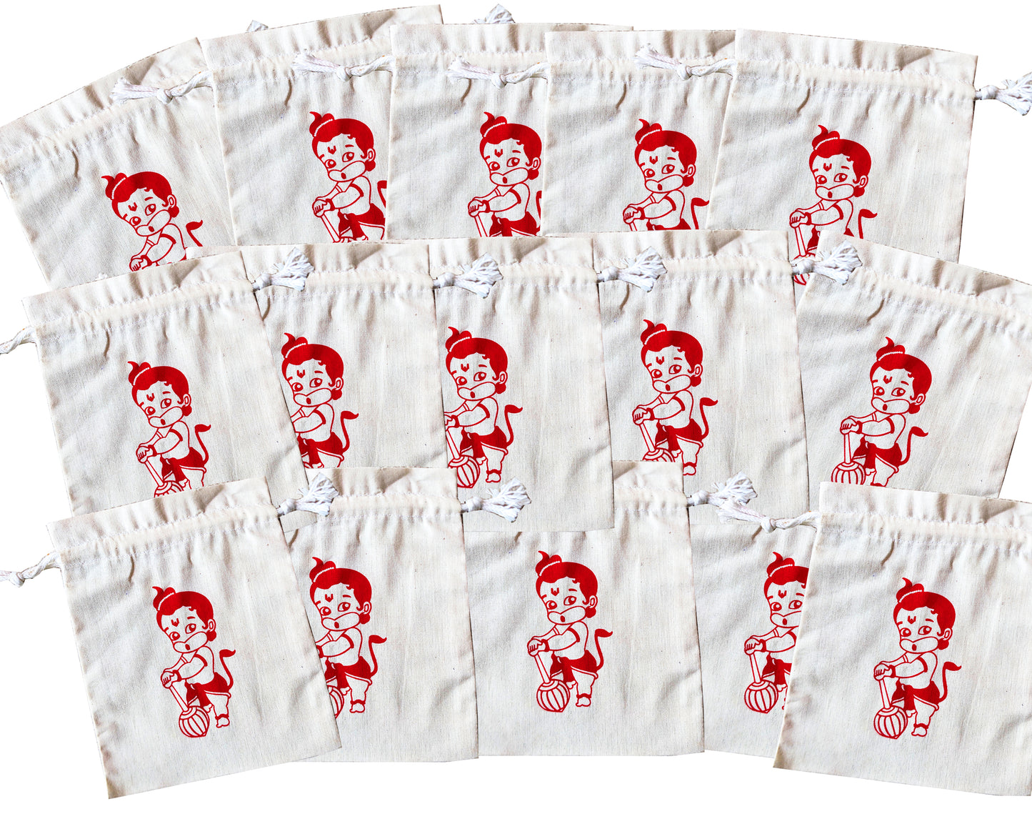 Cute Hanuman Printed Bag