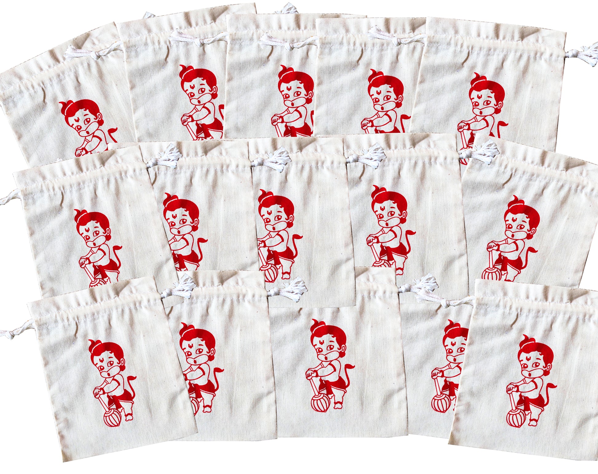 Cute Hanuman Printed Bag