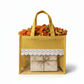 Yellow Transparent jute bags for haldi
