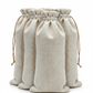 Handmakers Natural Jute Wine Bottle Bag with White Color