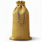Handmakers Natural Jute Wine Carrier  Gift Bag with Yellow Color