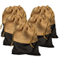 Handmakers Two Tone Jute Potli Bag,