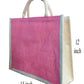 Pink White Jute Bags for Gifts