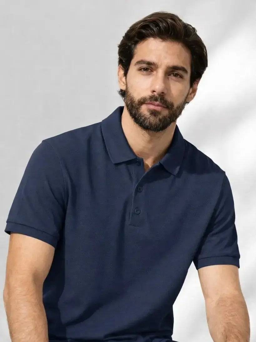 Handmakers Customized Polo T-Shirt | Brand Logo Printing | Cotton Polo for Men