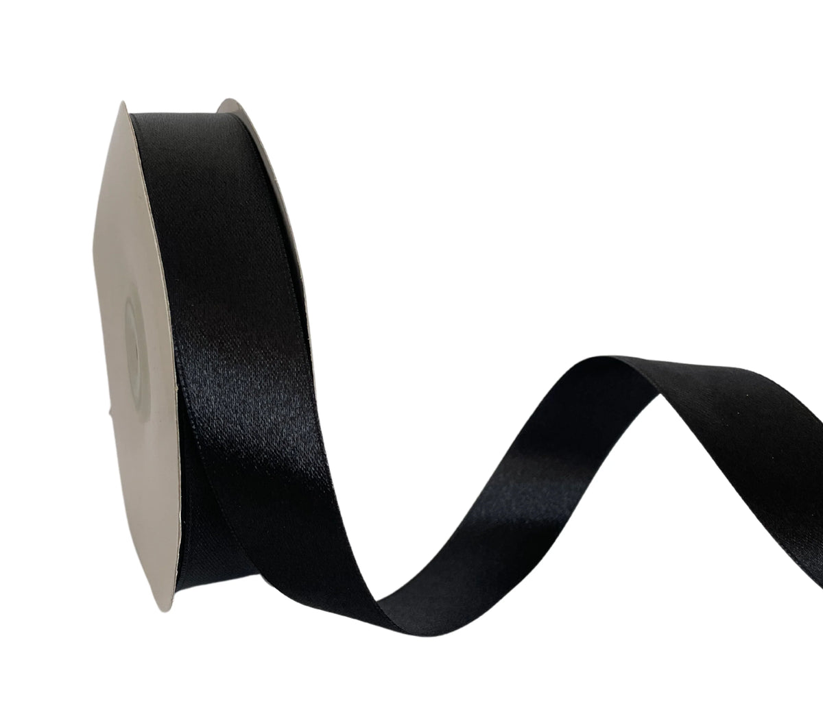 LUXE SATIN | BLACK | 25MM | 47MTR