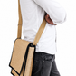 Handmakers Natural Jute Office Side Bag for Men – Eco-Friendly Sling Bag with Adjustable Strap & Wooden Button Closure