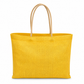 Handmakers Combo of 3 Printed Jute Shopping Bags with Zipper | Reusable Fabric Tote (Standard Size, Assorted Colors)