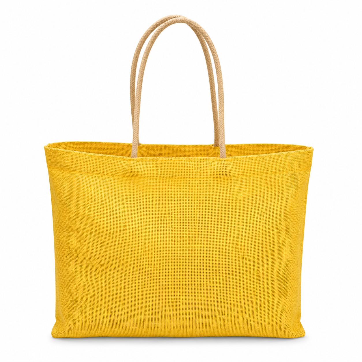Handmakers Combo of 3 Printed Jute Shopping Bags with Zipper | Reusable Fabric Tote (Standard Size, Assorted Colors)