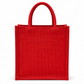 Handmakers Red Jute Gift Bag | 10 x 10 x 5 Inch