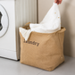 Handmakers 54L Jute Laundry Basket – Natural Moisture-Resistant Laundry Hamper with Handles for Clothes & Storage