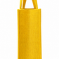 Handmakers Yellow Jute Tote Bag | Eco-Friendly Reusable Shopping & Gift Bag | Durable Handmade Jute Carry Bag