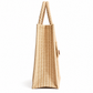 Natural Jute Tote Bag with Front Pocket & Wooden Button | Eco-Friendly Reusable Shopping & Gift Bag