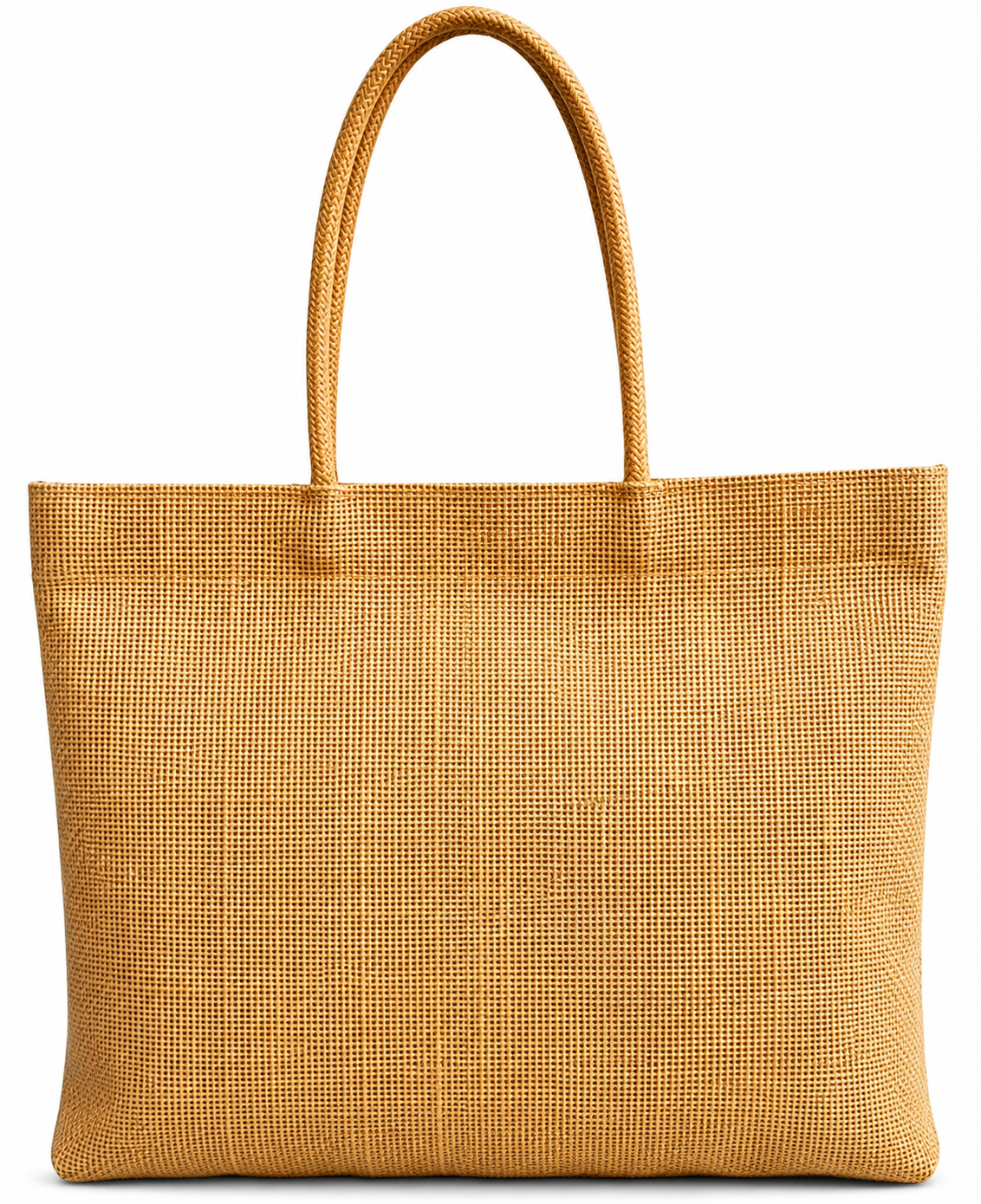 DESHKARI Handmakers Natural Jute Hand carry Women's Purse Pack of 2 Beige Orange