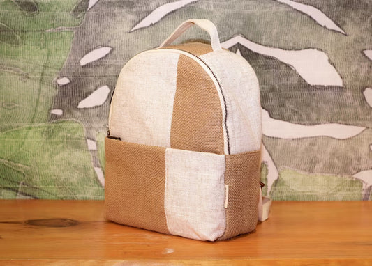 Jute backpack bags