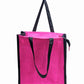 Handmakers Black & Pink Natural Jute Bags for Shopping Bags, Travel Bags, Office Bags,Gift Bags