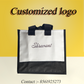Handmakers Custom Name Embroidered Jute Tote Bags – Pack of 10 | Personalized Return Gift Bags for Bridesmaid, Bachelorette & Wedding Events (12x10x5 inch)