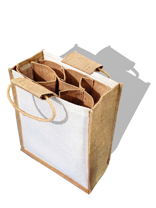 jute wine bag