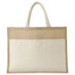 Natural Handmade Pure Jute Handbag With Pure White and Beige (Set of 2)