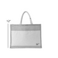 Natural Handmade Pure Jute Handbag With Pure White and Beige (Set of 2)