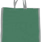 Natural handmade pure Green jute bag with Rectangular Shape (Set of 4)