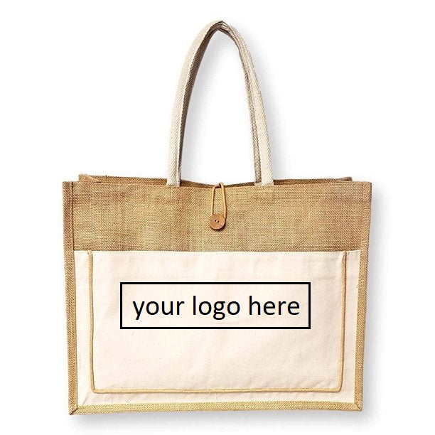 Handmakers Jute Bag with white color || corporate Gift Bag || Festival ...