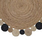 jute rug showcasing a unique blend of natural fibers