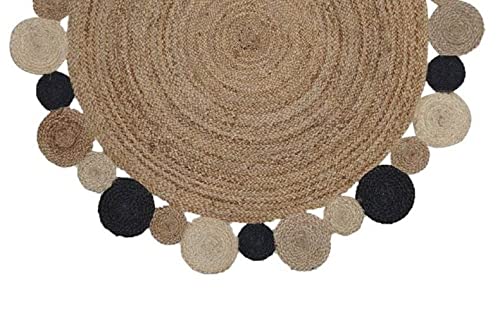 jute rug showcasing a unique blend of natural fibers