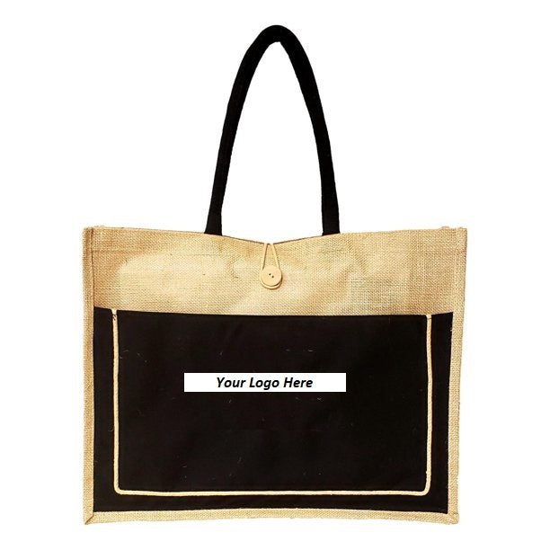 Handmakers Jute Bag with white color || corporate Gift Bag || Festival - Function Gift Bag || ceremony Gift Bag with customization print