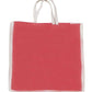 Natural handmade pure Red jute bag with Rectangular Shape (Set of 4)