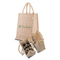 Handmakers  Natural Jute  Bottle Bag for water , Wine Pack of 2