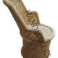 Handmakers Comfortable Relaxing Bamboo Mudda Chair with White color