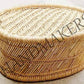 Handmakers ! Natural Bamboo (SARKANDA) Mudda Stool (Multipurose) ! Sitting | Tea Table
