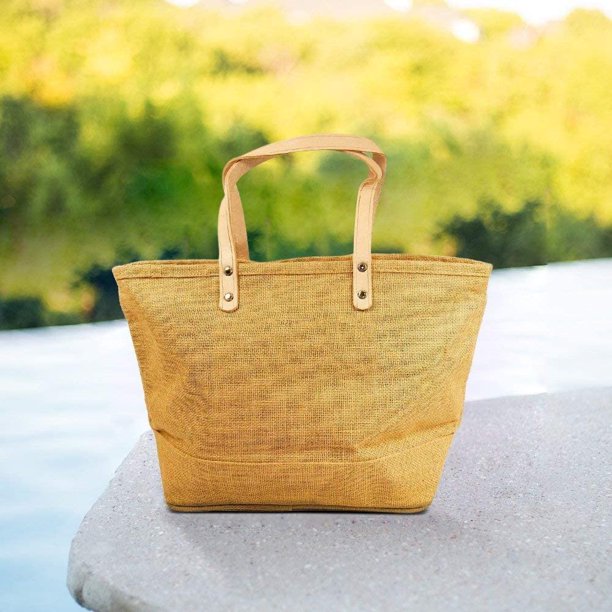 Handmakers Natural Jute Sling Hand Bag For Women  for office