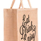 Natural Jute Cloth With Printer (Set of 2)