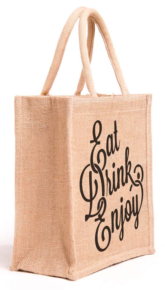 Natural Jute Cloth With Printer (Set of 2)