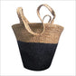 	 Handwoven Natural Jute Planter Basket, Storage and Decor bag