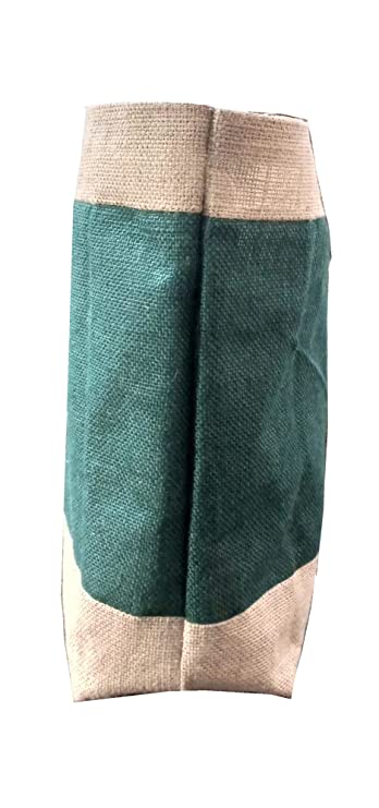 vHandmakers  Women Jute Handbag with Green color