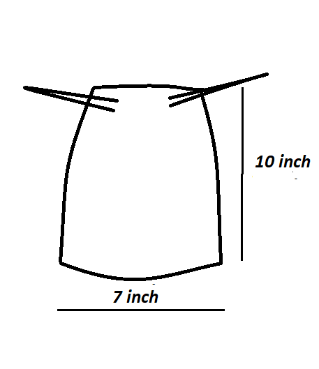 7x10 Inch Cotton Potli Bag,
