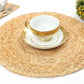 	 Braided Jute Placemats, 35 cm Round (Set of 4)