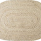 Handcrafted golden oval-shaped doorstep
