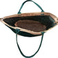 Handmakers  Women Jute Handbag with Green color
