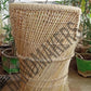 Handmakers Natural Bamboo mudda chair  for Balcony, Garden