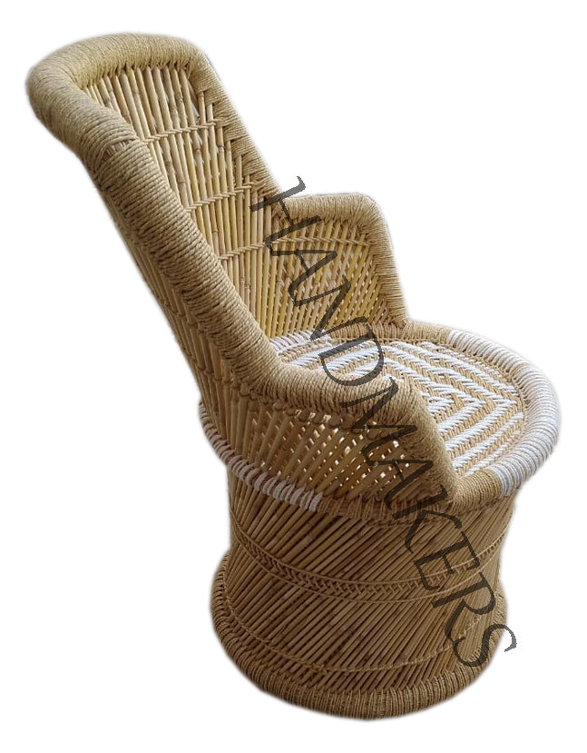 Natural White and Beige Mudda Chair
