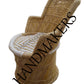Natural White and Beige Mudda Chair