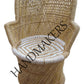 Natural White and Beige Mudda Chair