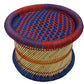 Blue & Red Weaving Mudda stool