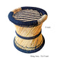 Handmakers Black & Beige Bamboo Chair for Decor
